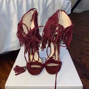Lace heels